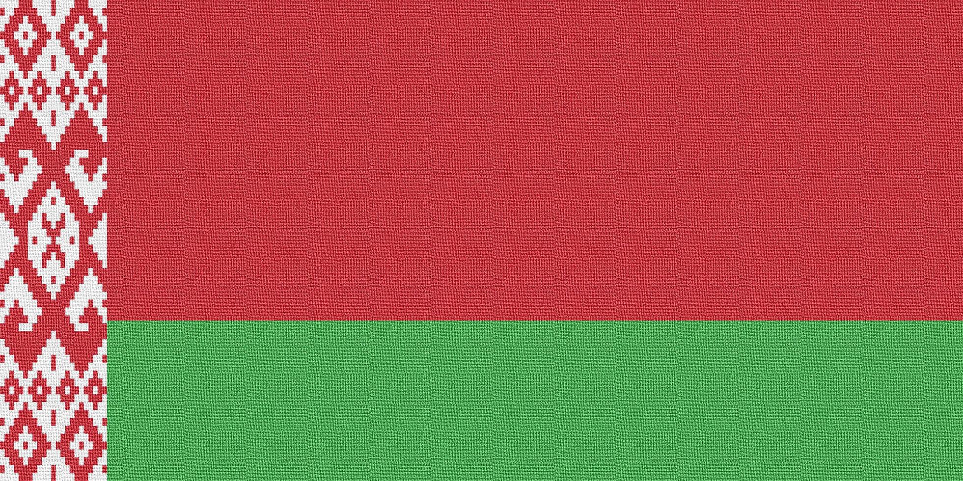 Illustration of the national flag of Belarus photo