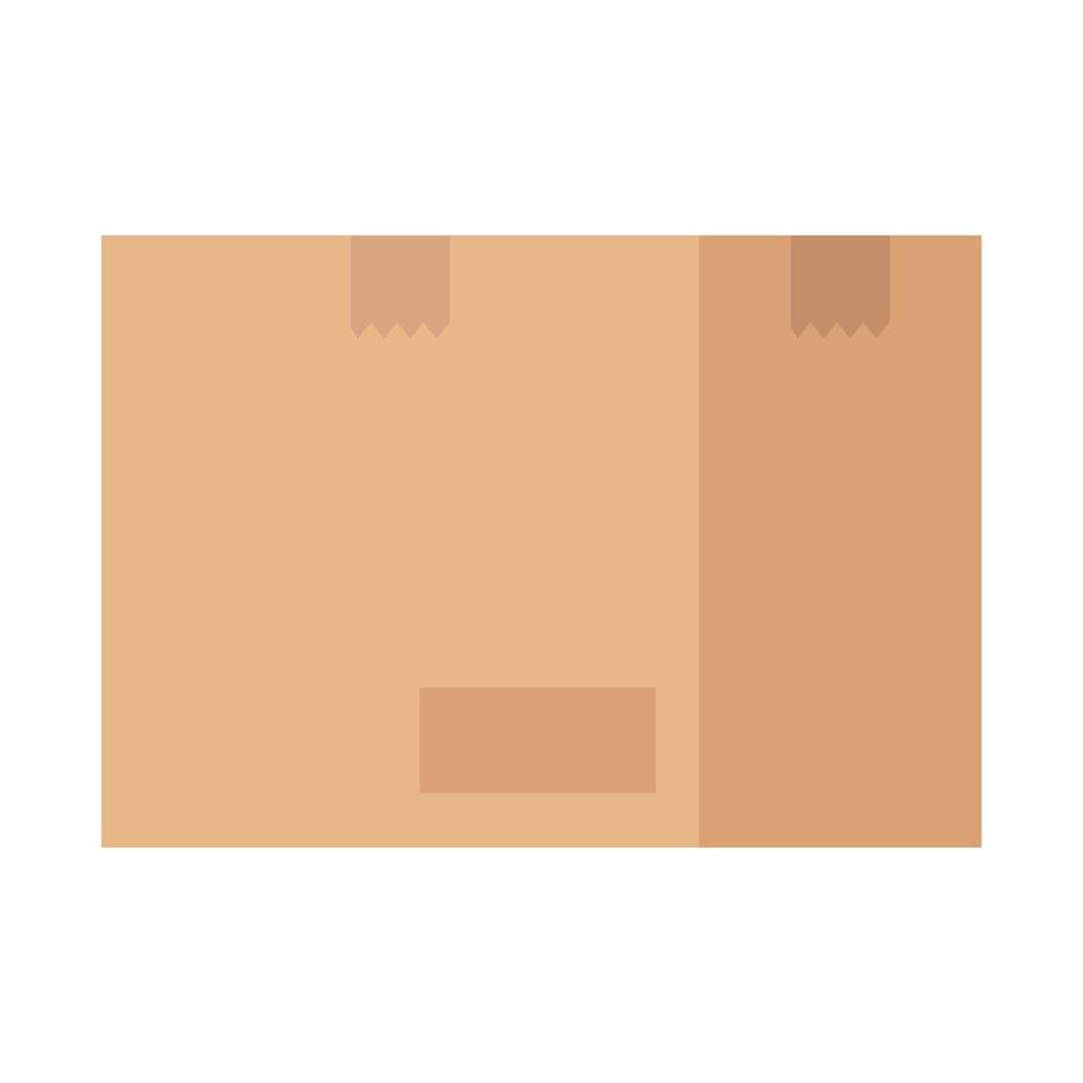 box package cargo isolated icon vector
