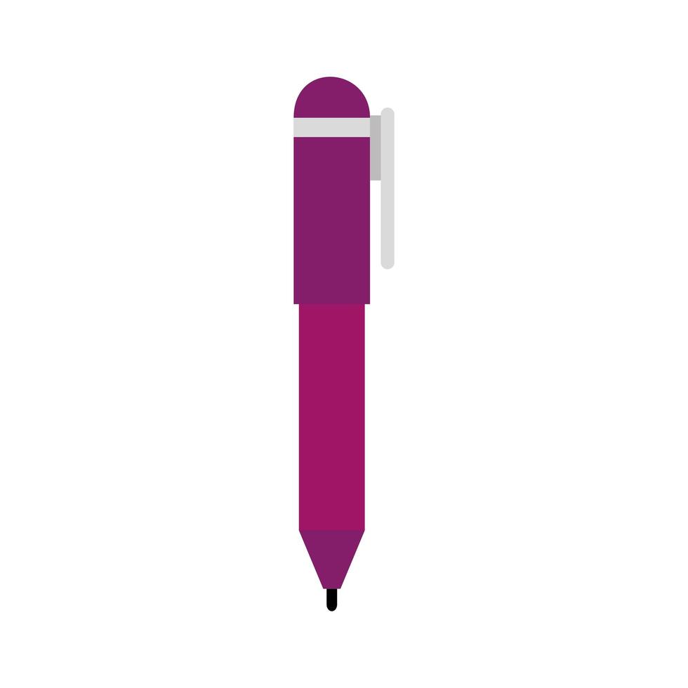 pen supply classic isolated icon vector