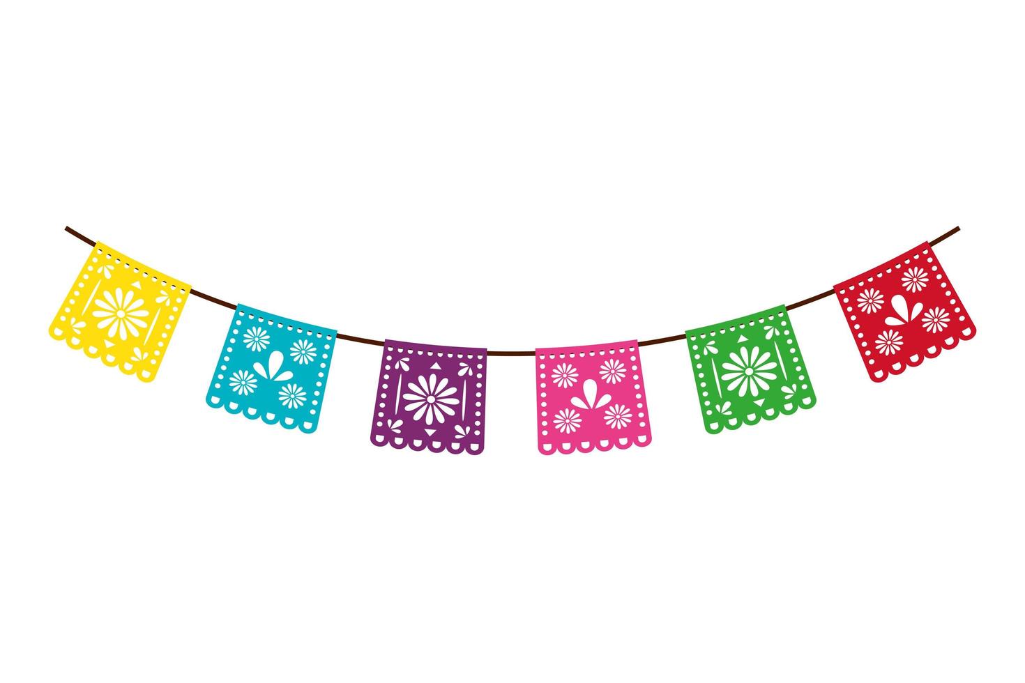 Party banner pennant vector design