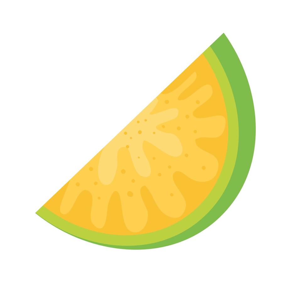 diseño de vector de fruta de limón aislado