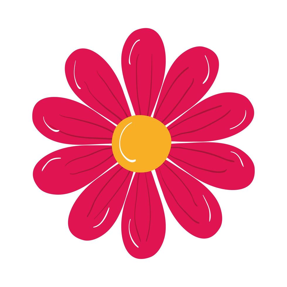 Isolated flower icon vector design