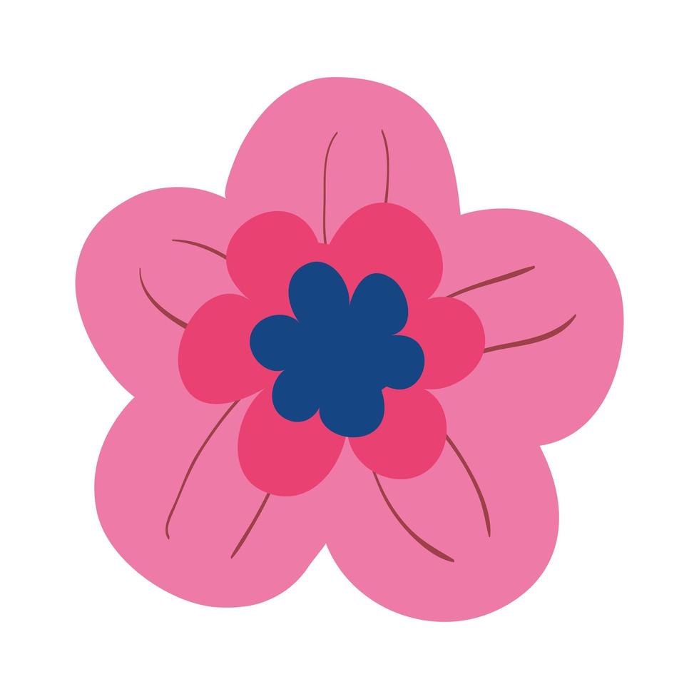Diseño vectorial de icono de flor aislada vector