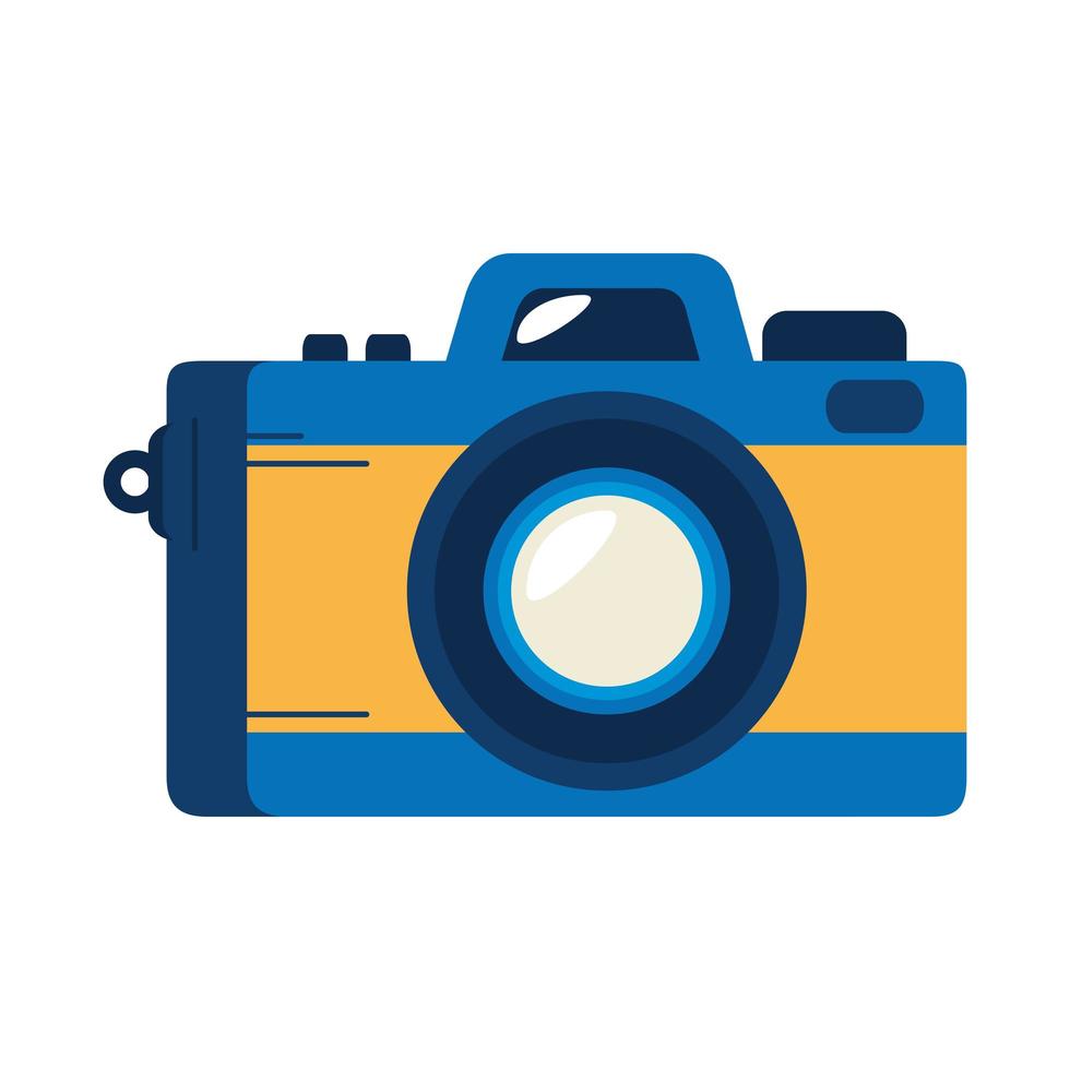 camera photographic device isolated icon vector