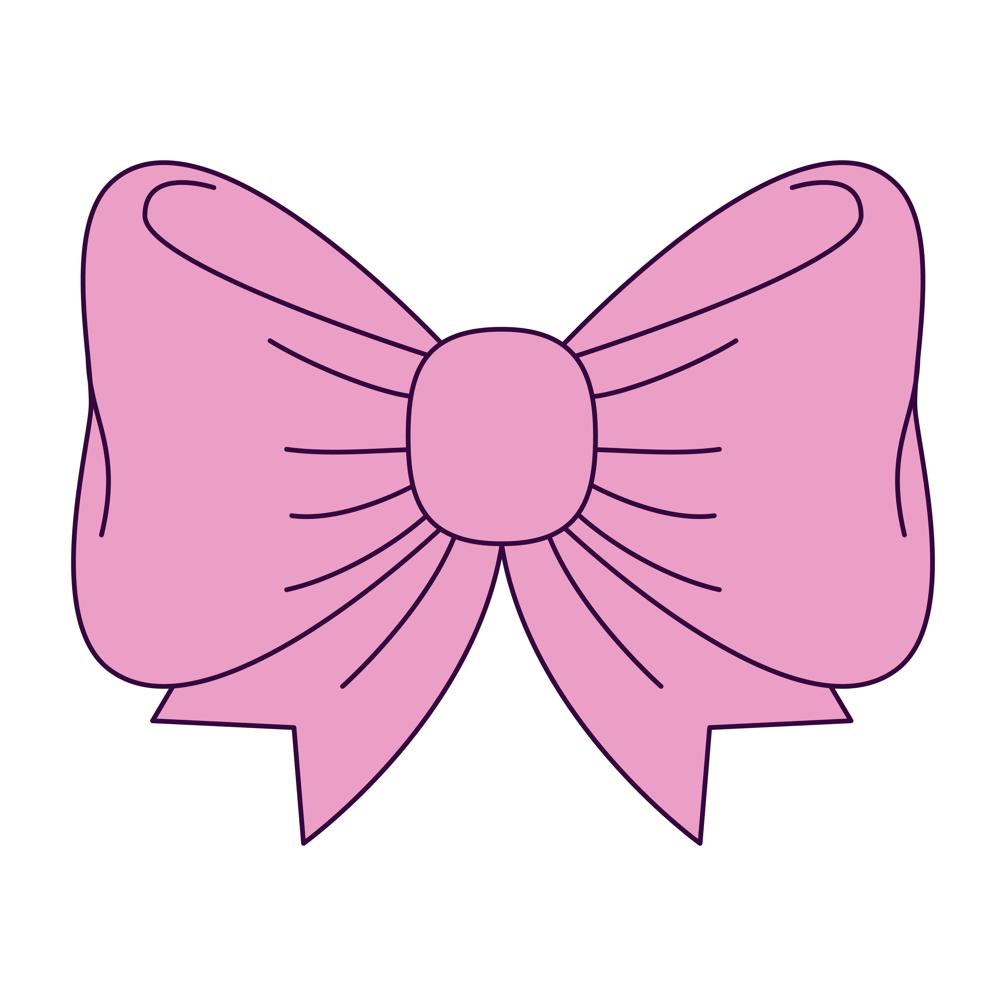 cute bow ribbon decoration icon 4832971 Vector Art at Vecteezy