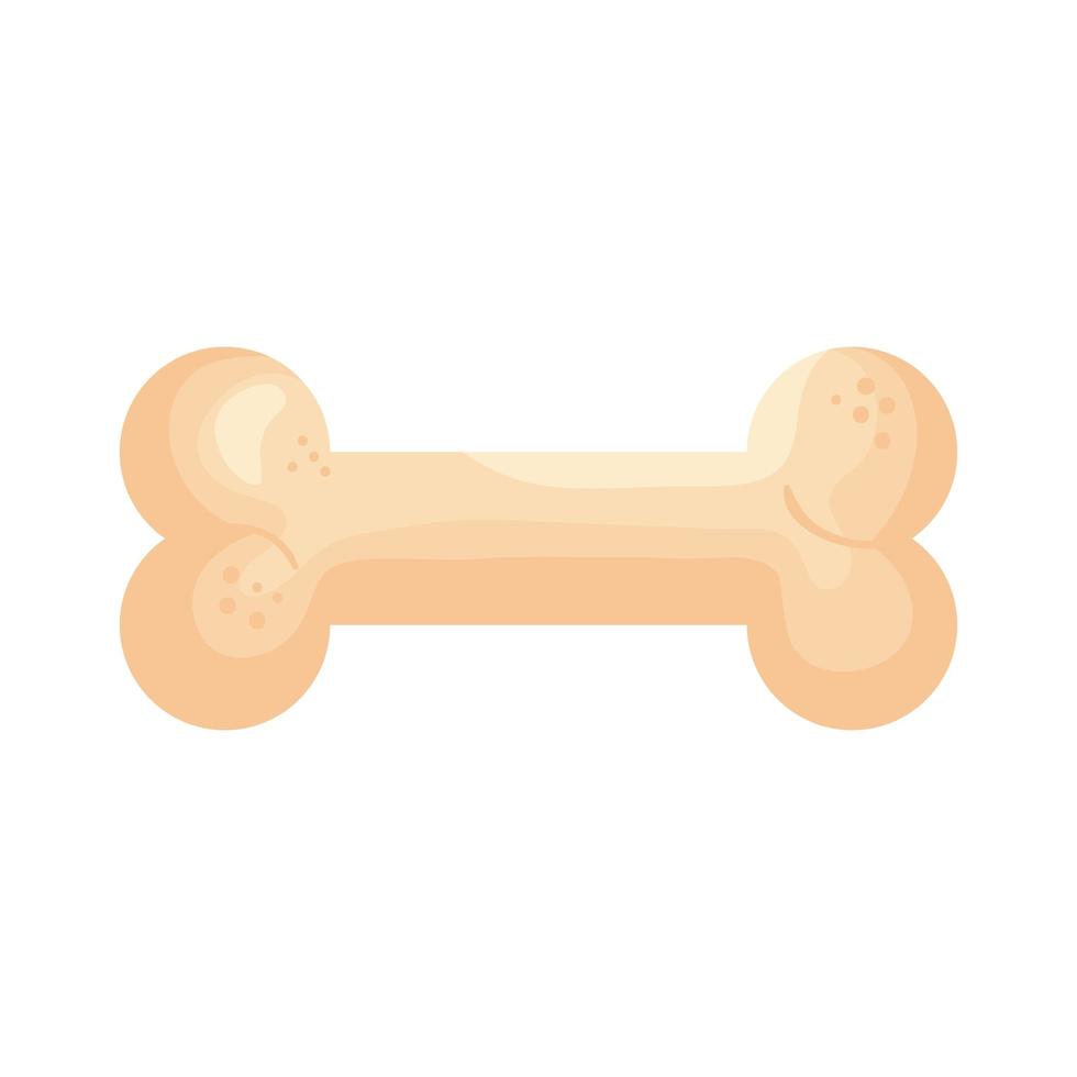 bone toy dog isolated icon vector