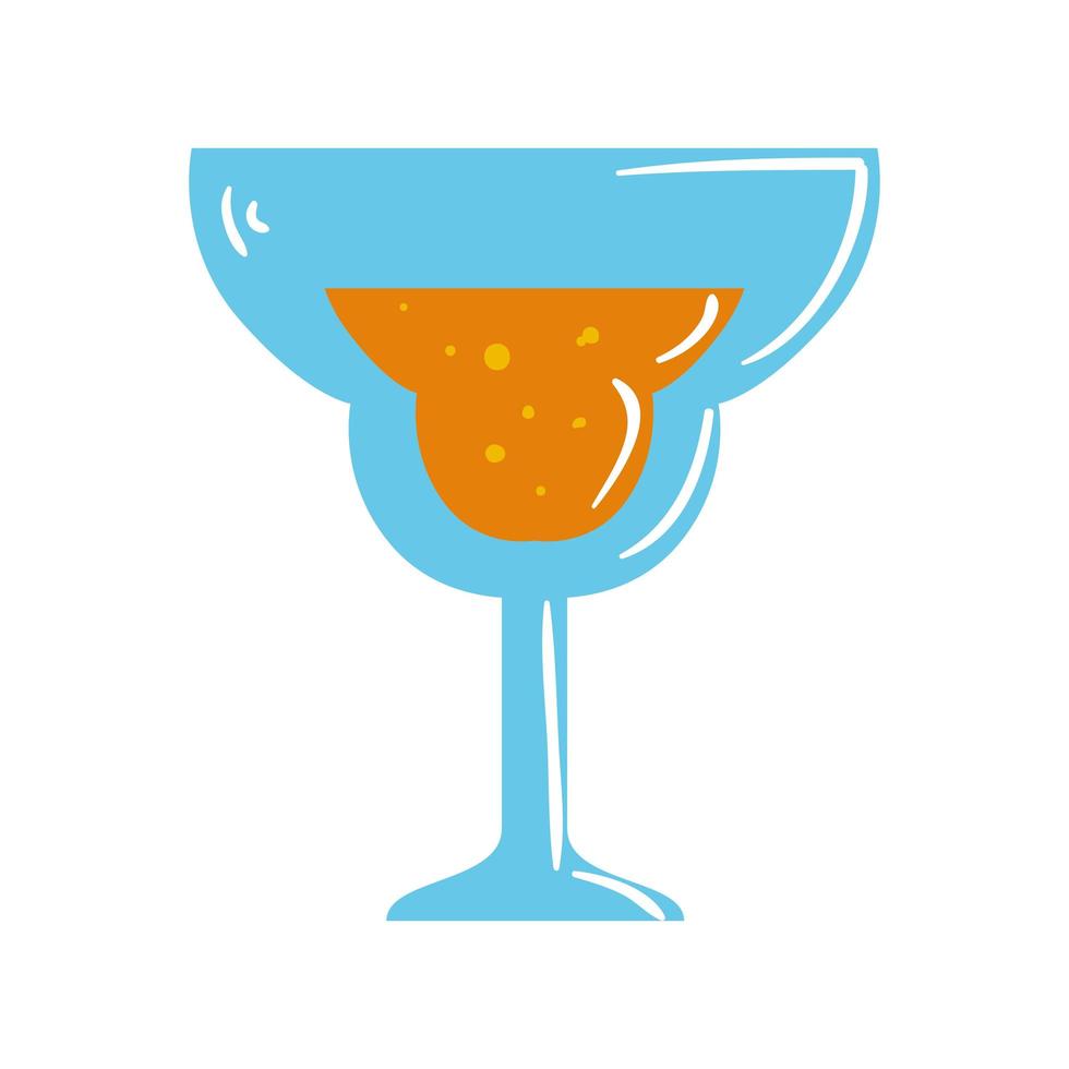 Isolated alcohol cocktail vector design