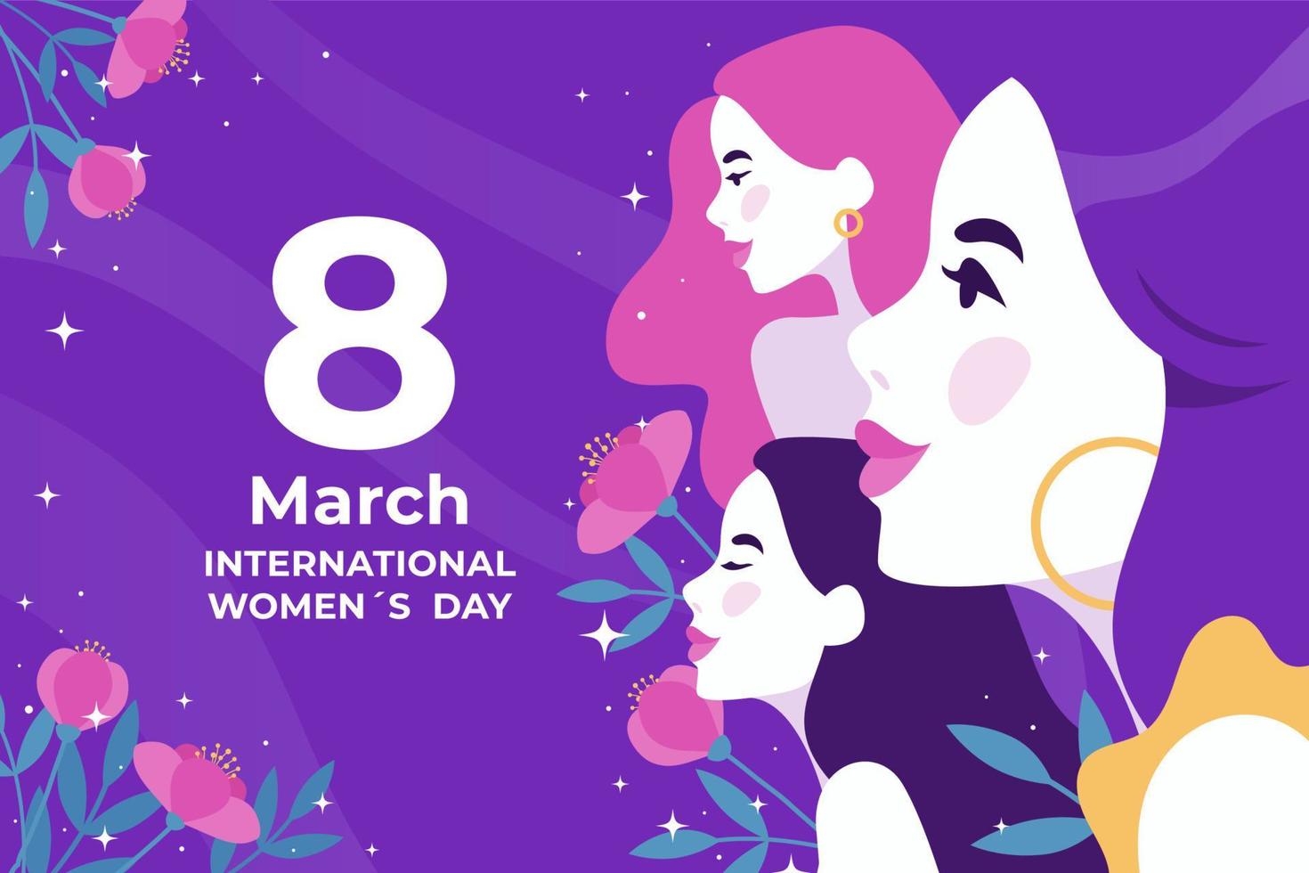 International womens day vector
