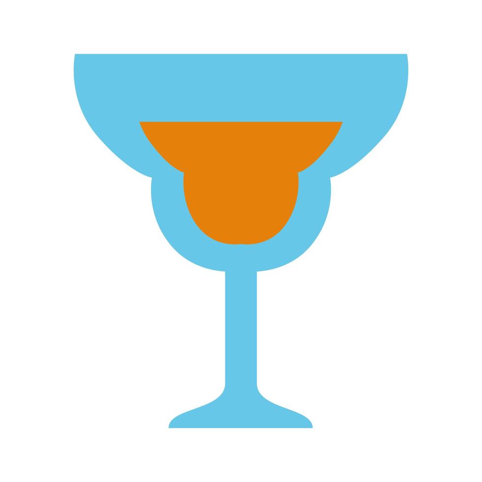Isolated alcohol cocktail vector design