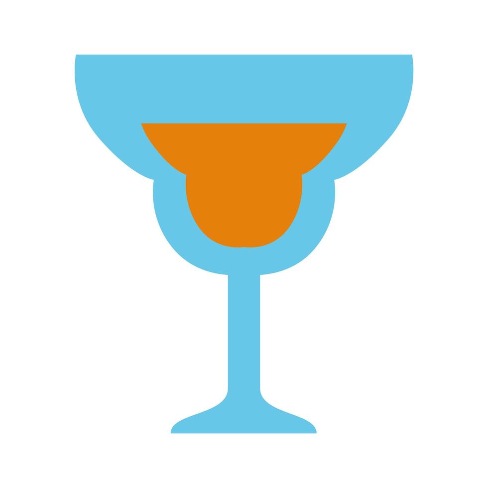 Isolated alcohol cocktail vector design