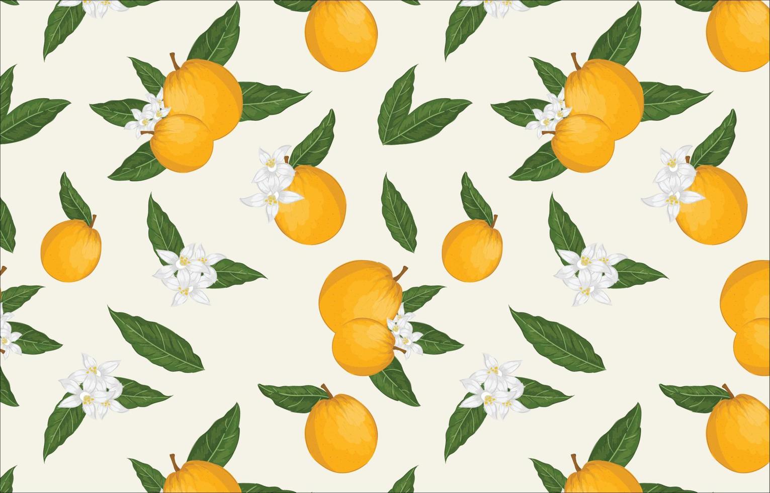 orange pattern background vector