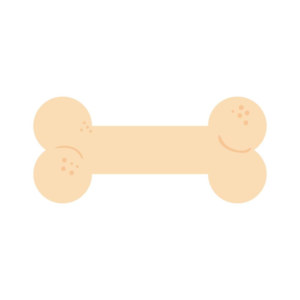 bone toy dog isolated icon vector