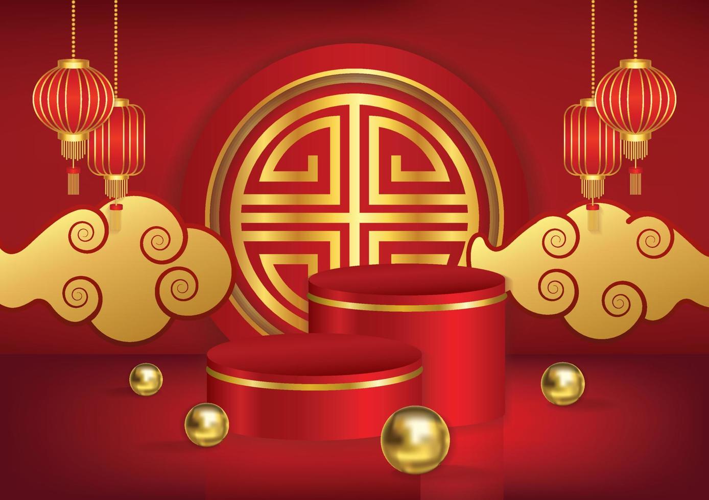 chinese new year art vector background tiger year 2022