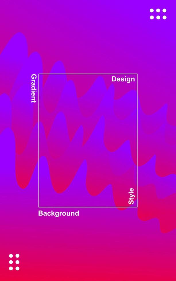 Modern abstract dark wave background template vector