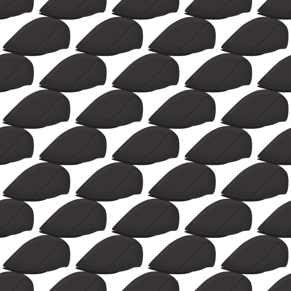 Illustration on theme colored pattern hats visor vector