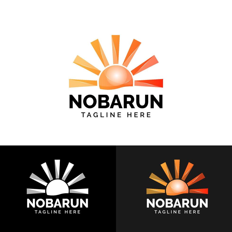 New Sun Company Logo Design vector