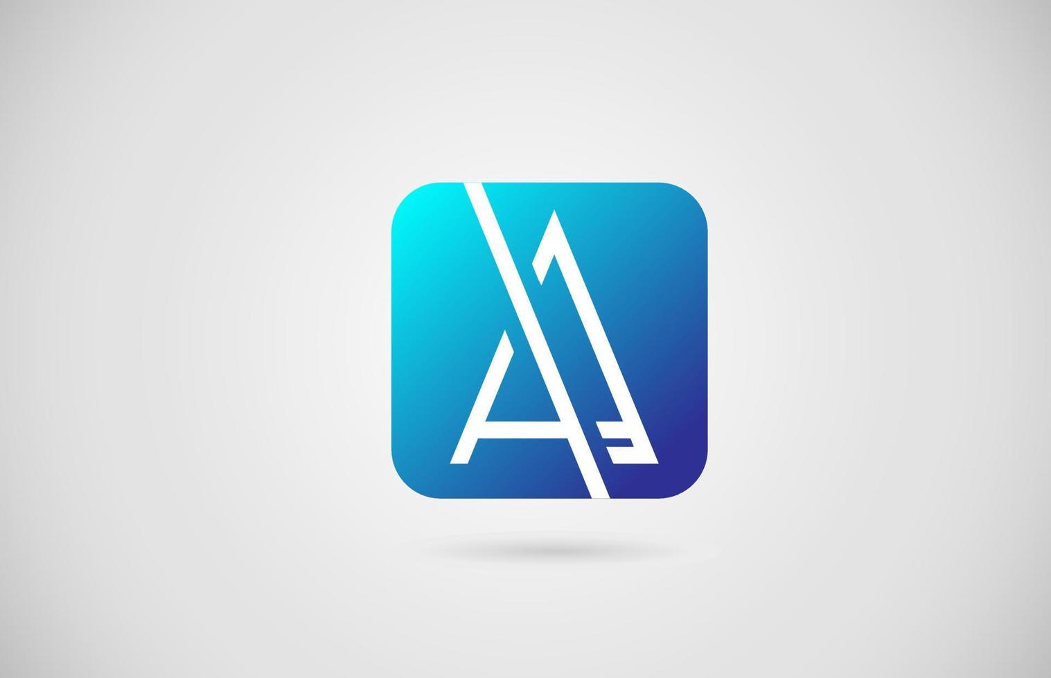 A alphabet letter logo icon. Creative design for company and business vector