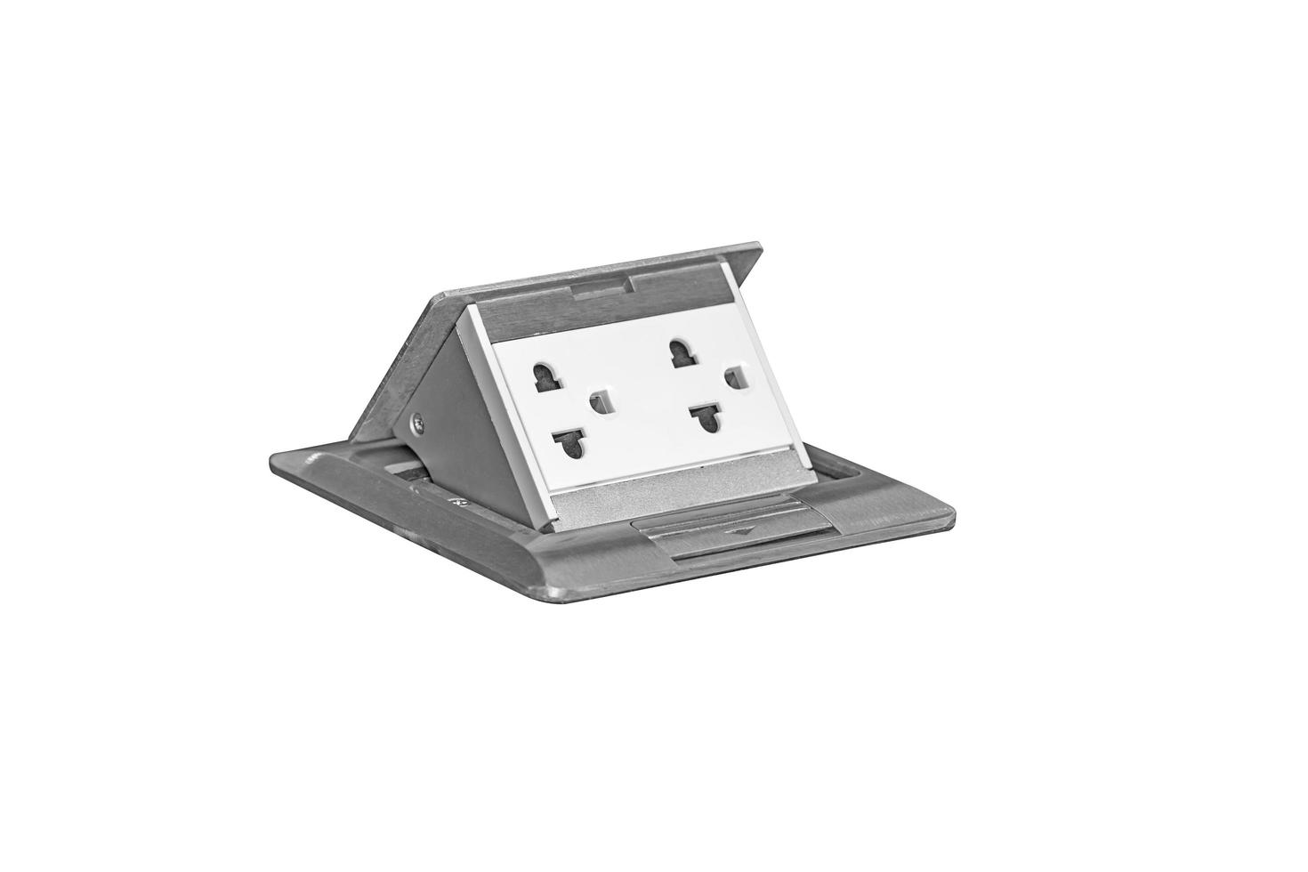 Electric outlet isolated photo