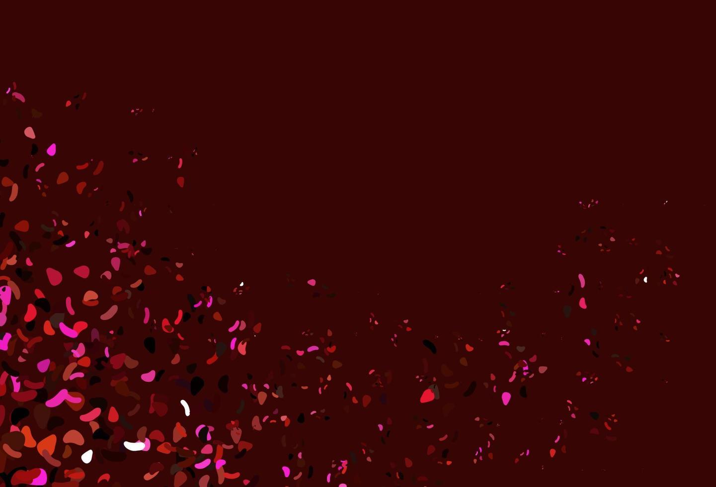 Light Red, Yellow vector pattern with chaotic shapes.