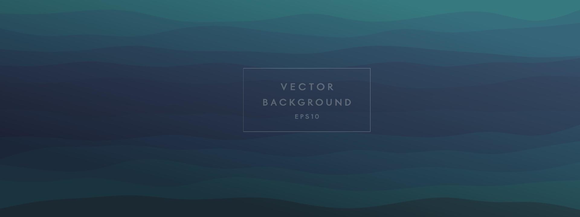 abstract wavy lines geometric trendy gradient  background natural dark green combined color. Modern template for poster business card landing page website. vector illustration eps 10