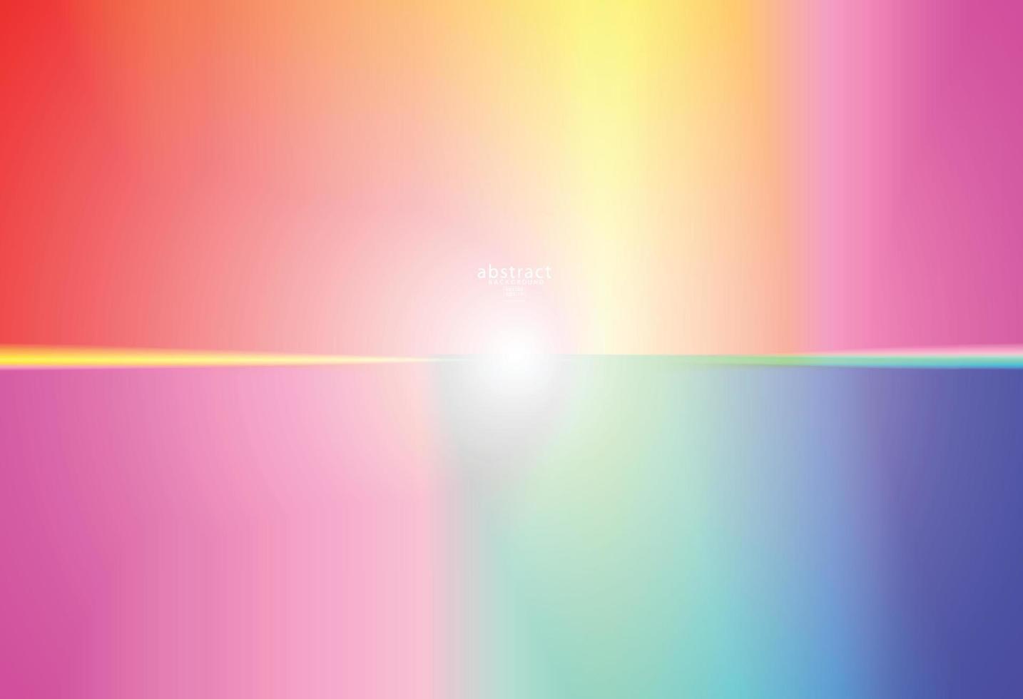 Abstract blurred gradient mesh background bright rainbow colors. Colorful smooth soft banner template. Creative vibrant vector illustration