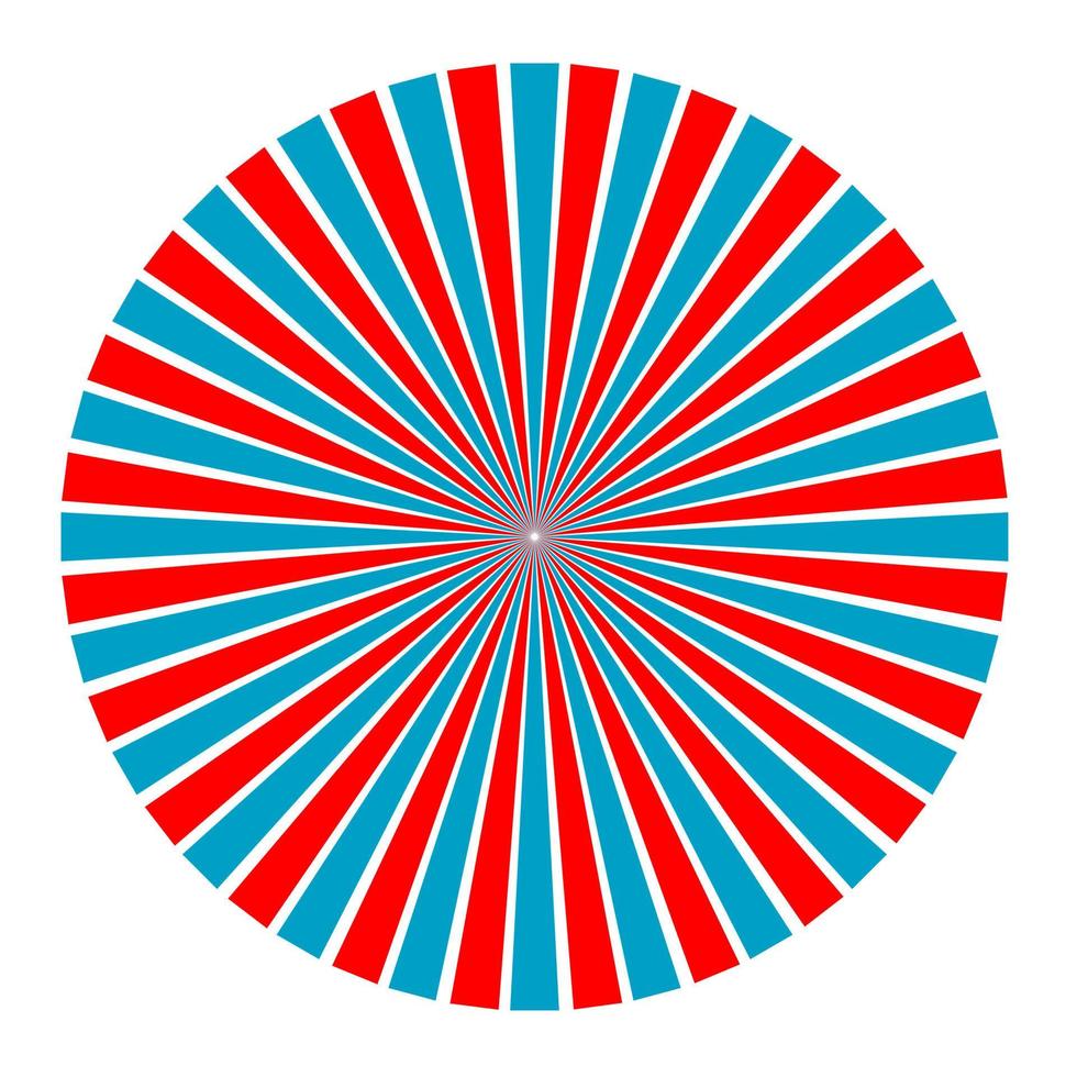 Rays, beams element. Sunburst, starburst shape background. Circular geometric. Abstract circular geometric shape. illustration - Vector