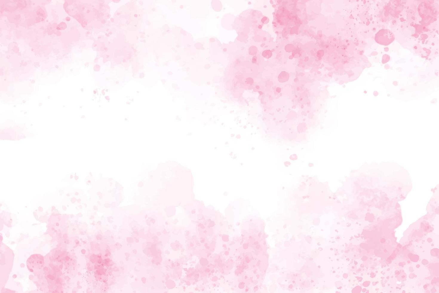 pink watercolor wash splash background vector