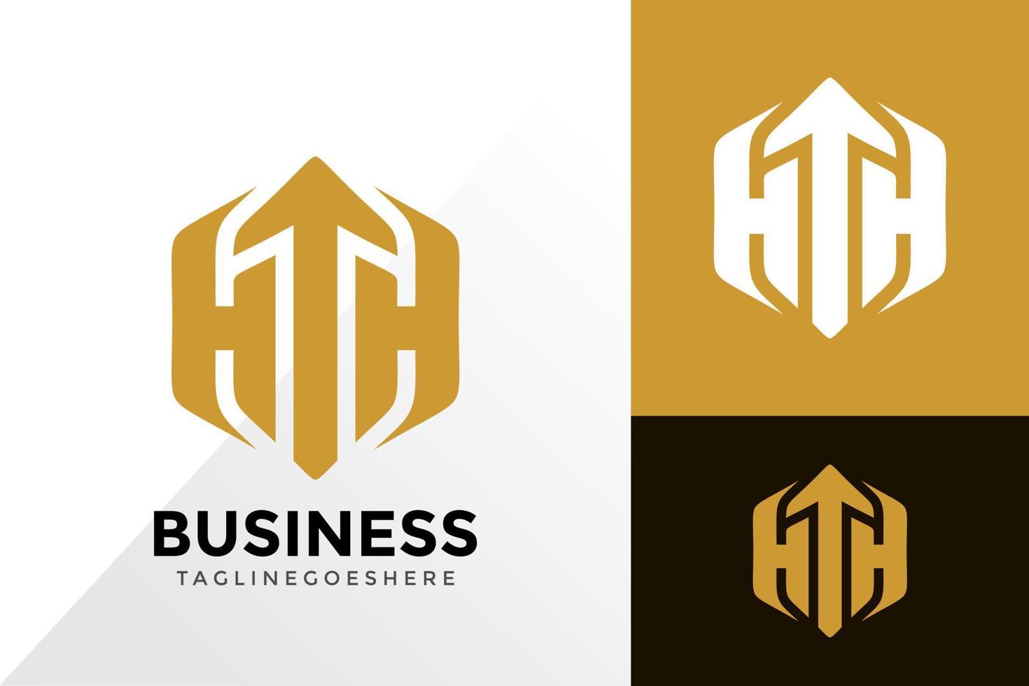 Letter H Hexagon Logo Design, Brand Identity Logos Designs Vector Illustration Template