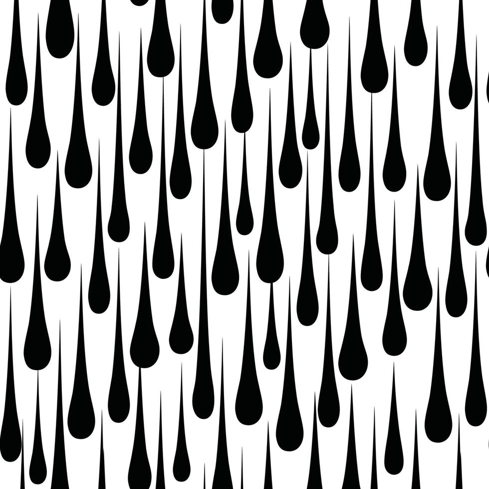 gota de agua de patrones sin fisuras. Fondo abstracto geométrico con gotas. elegante textura de forma orgánica de gota de agua funky. vector