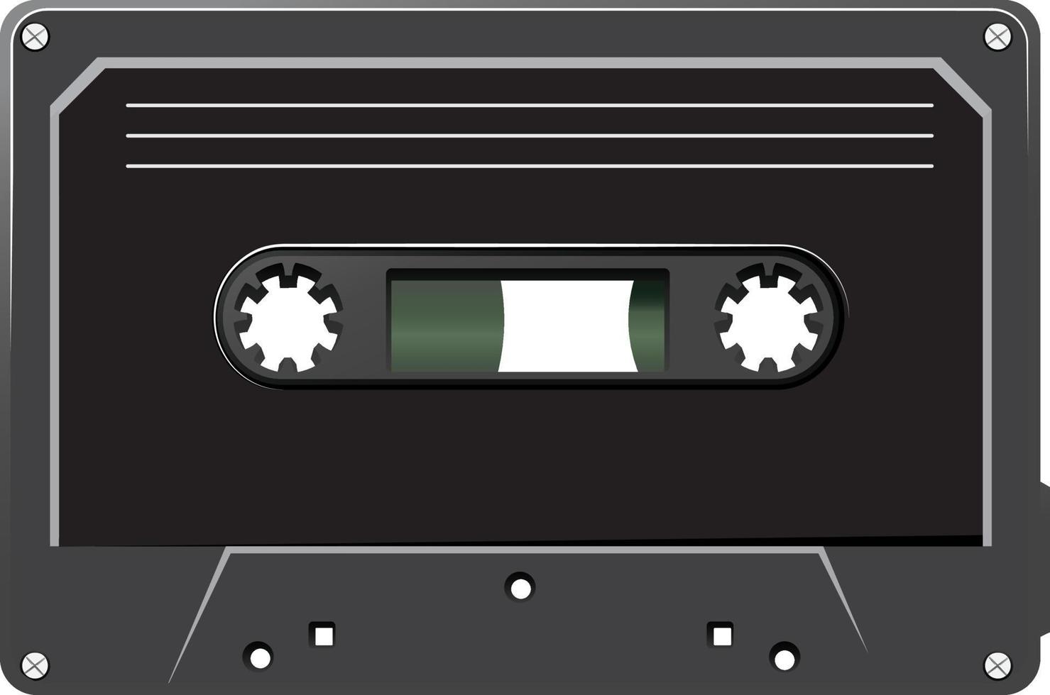 Cassette tape. Vector illustration