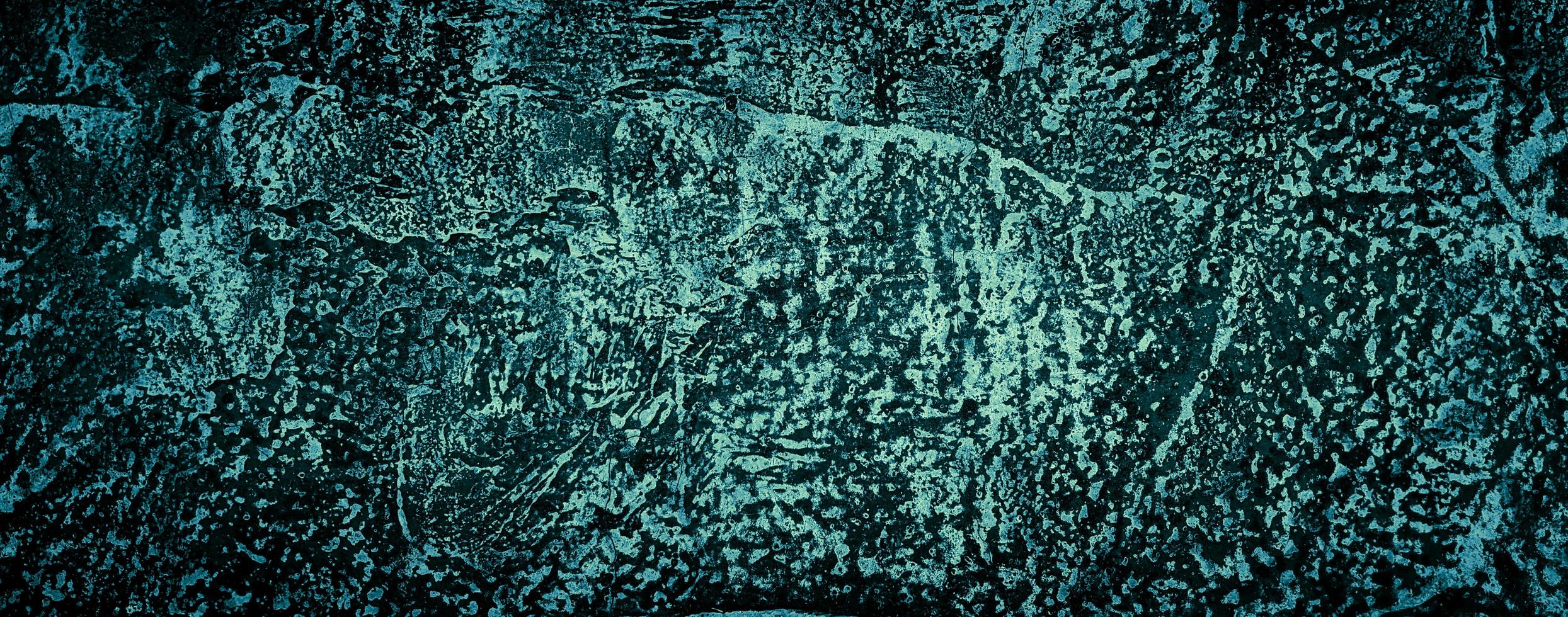 Fondo de textura de pared de hormigón abstracto sucio azul foto