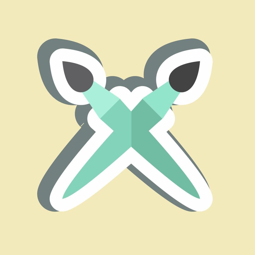 Sticker Brushes - Simple illustration, Good for Prints , Announcements, Etc vector