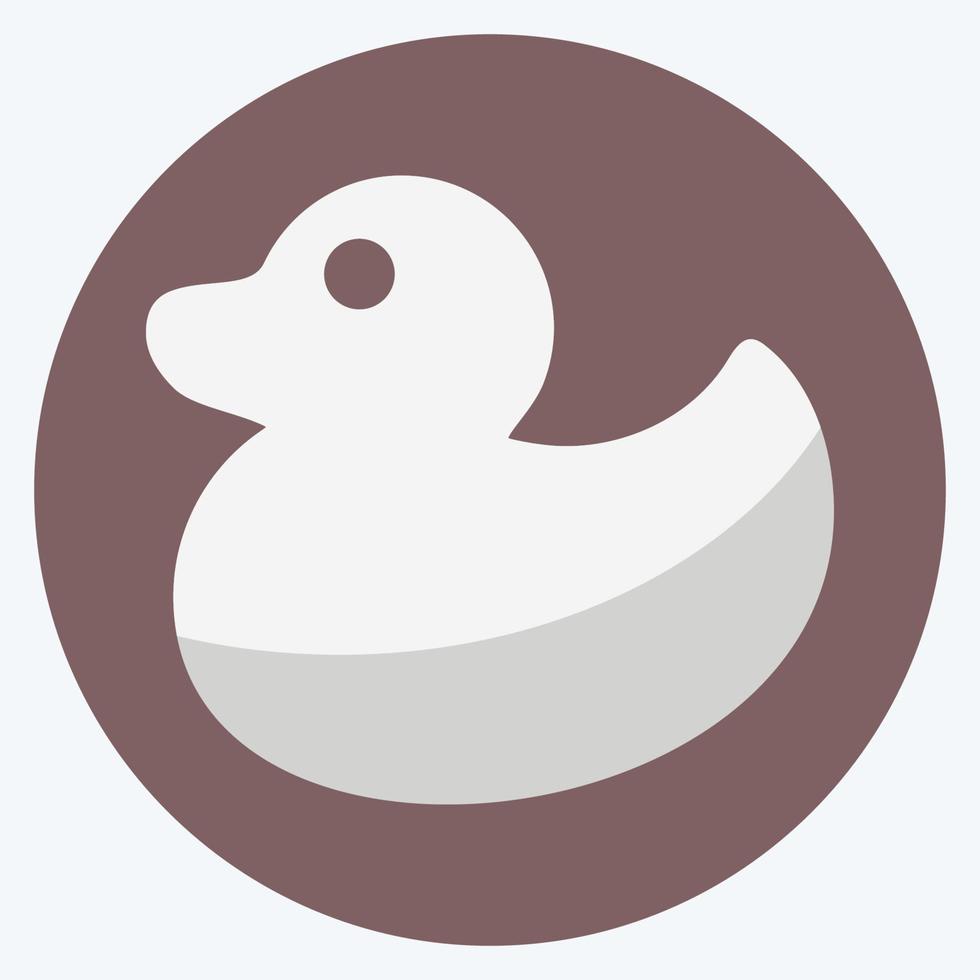Icon Duck - Flat Style vector