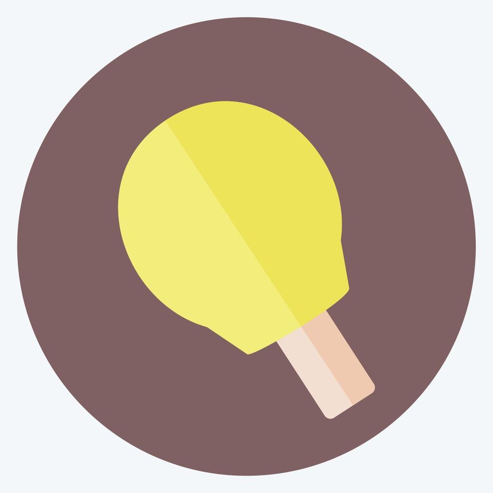 Table Tennis Icon in trendy flat style isolated on soft blue background vector