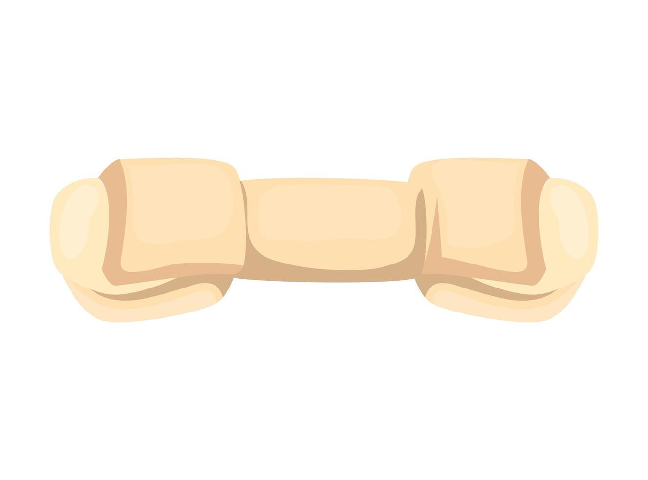 bone toy dog isolated icon vector