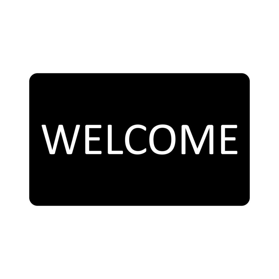 Welcome sign on a white background vector