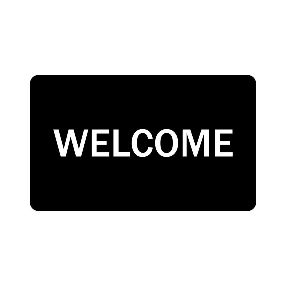 Welcome sign on a white background vector