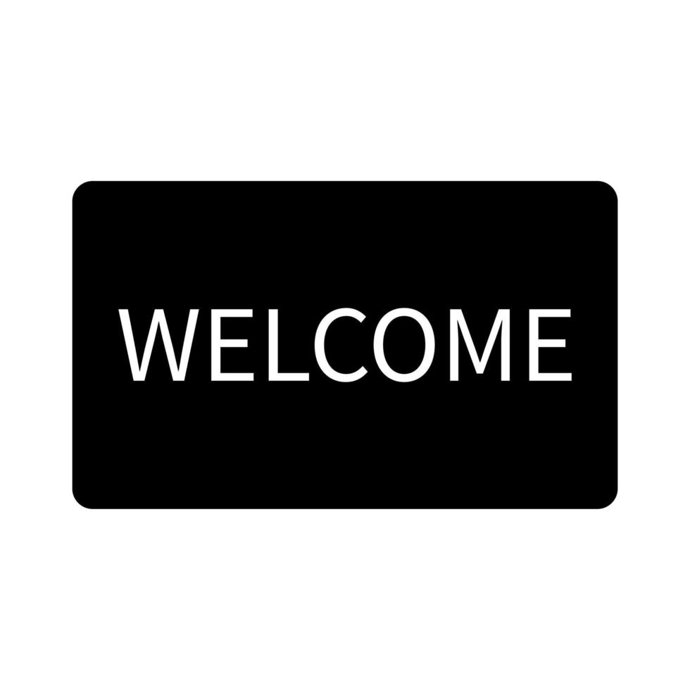 Welcome sign on a white background vector