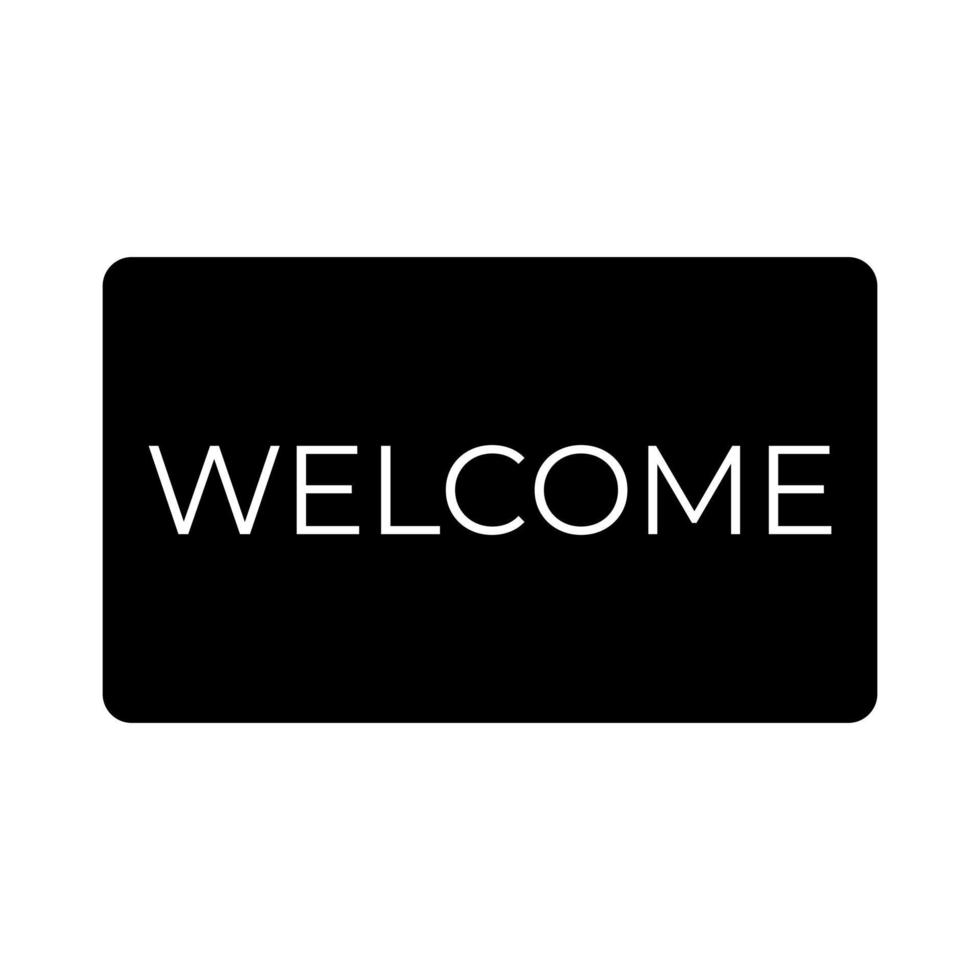 Welcome sign on a white background vector