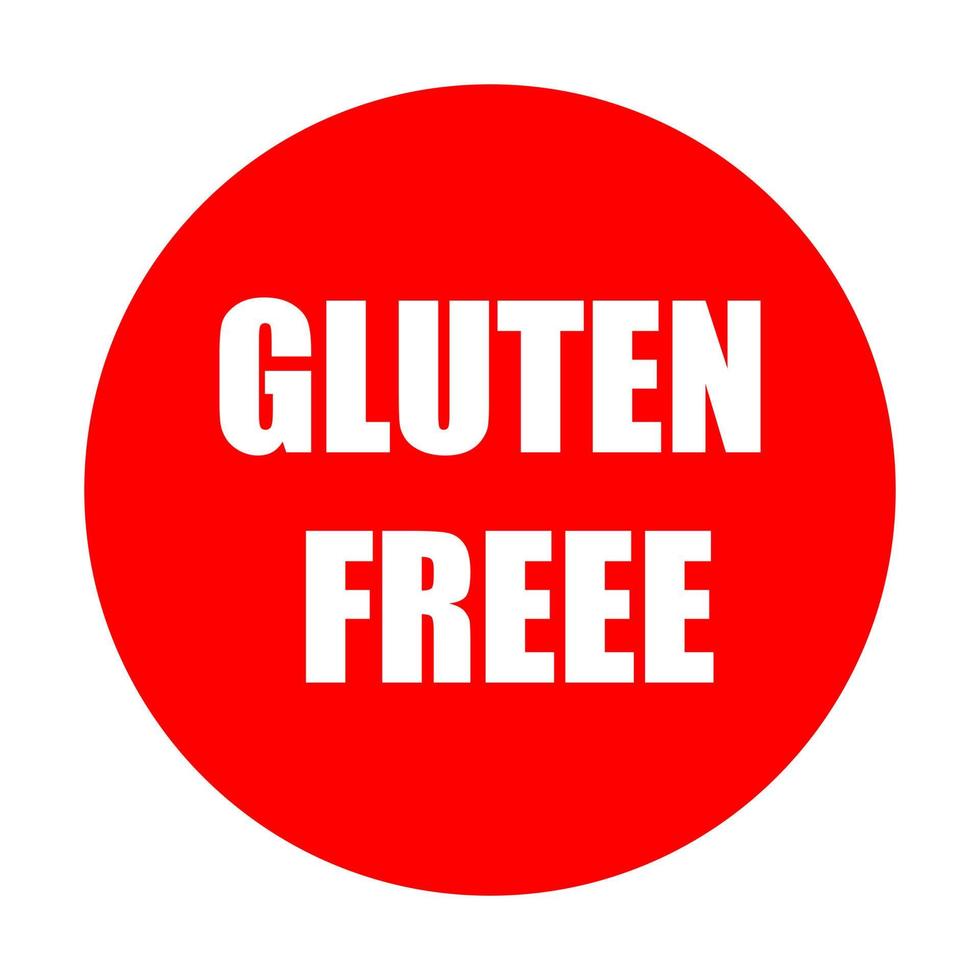 Gluten free symbol on a white background vector
