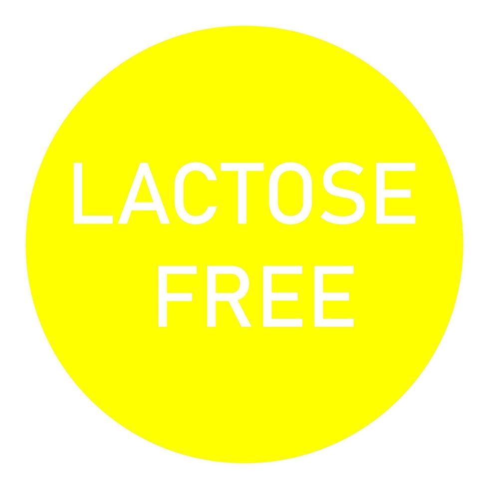 Lactose free on a white background vector