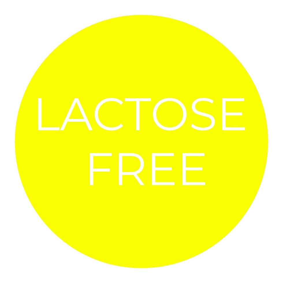 Lactose free on a white background vector