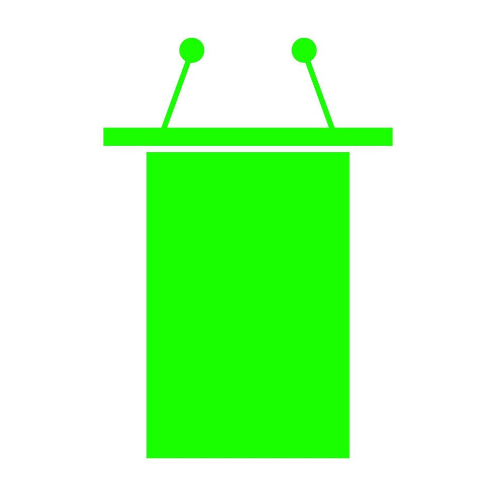 Tribune on white background vector