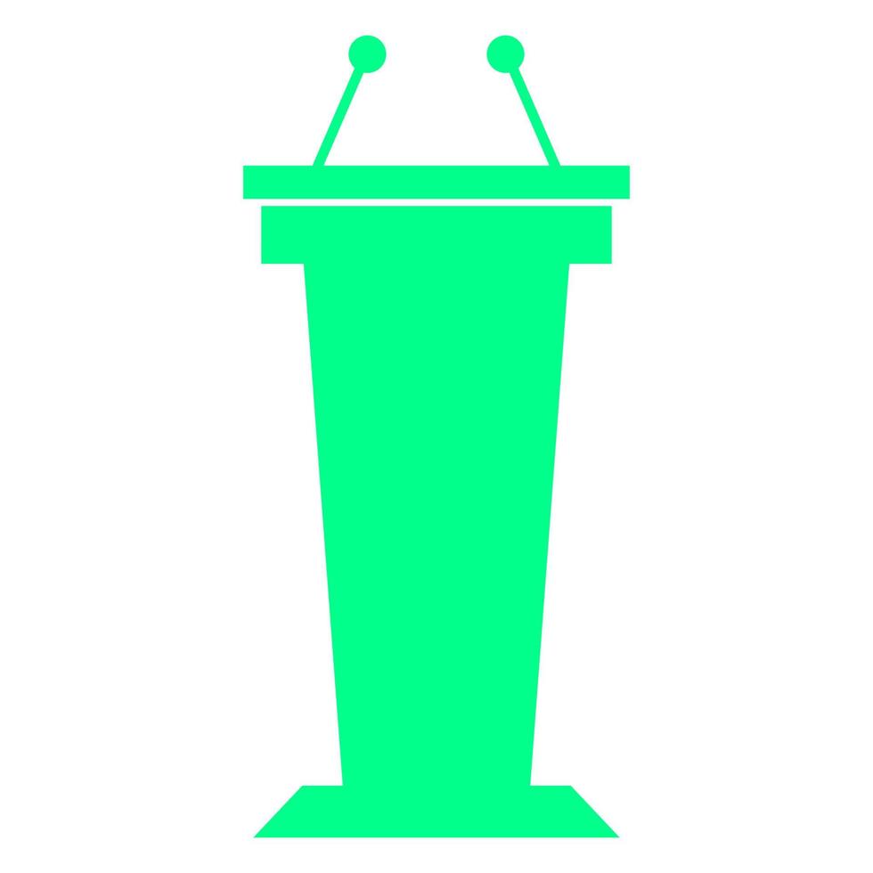 Tribune on white background vector