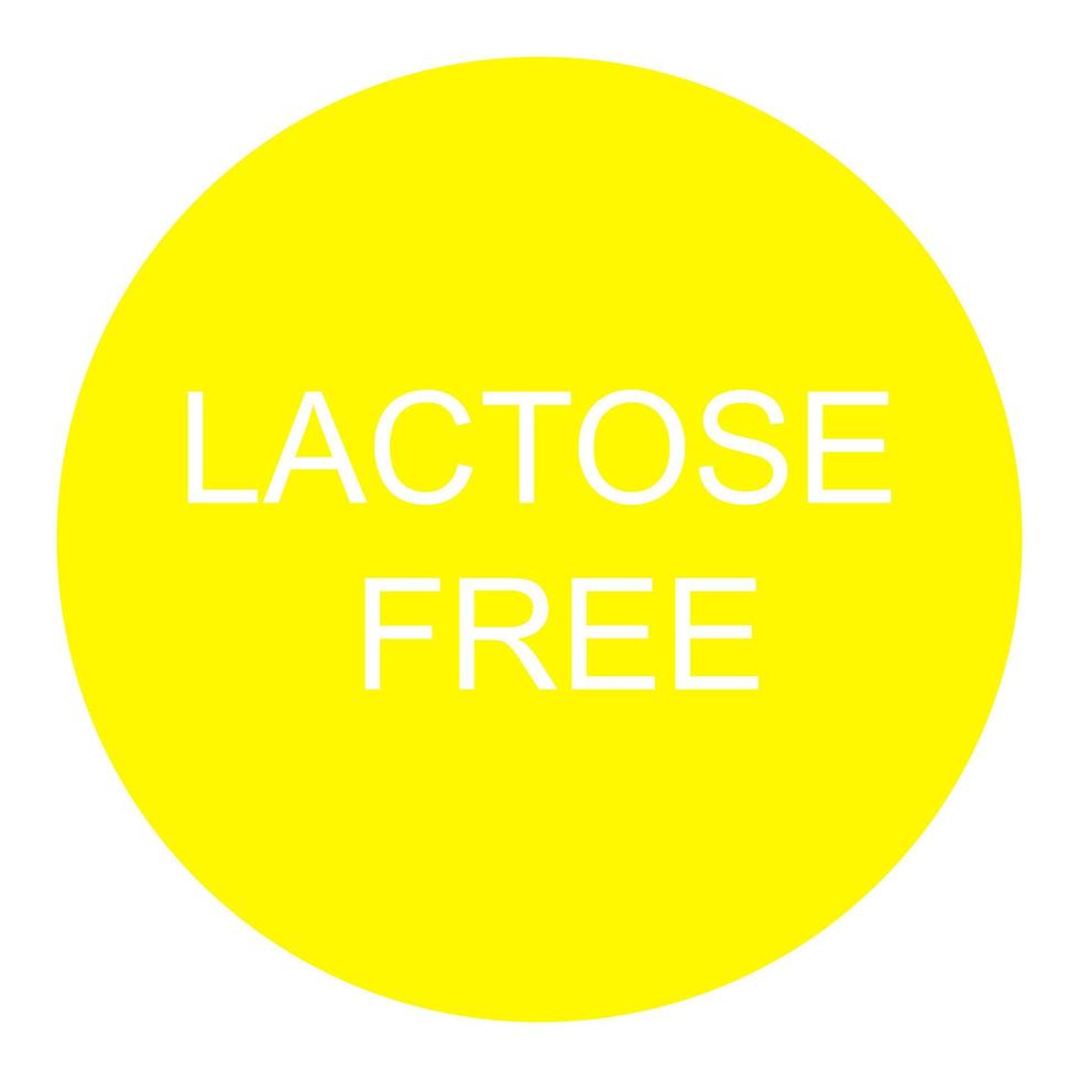 Lactose free on a white background vector