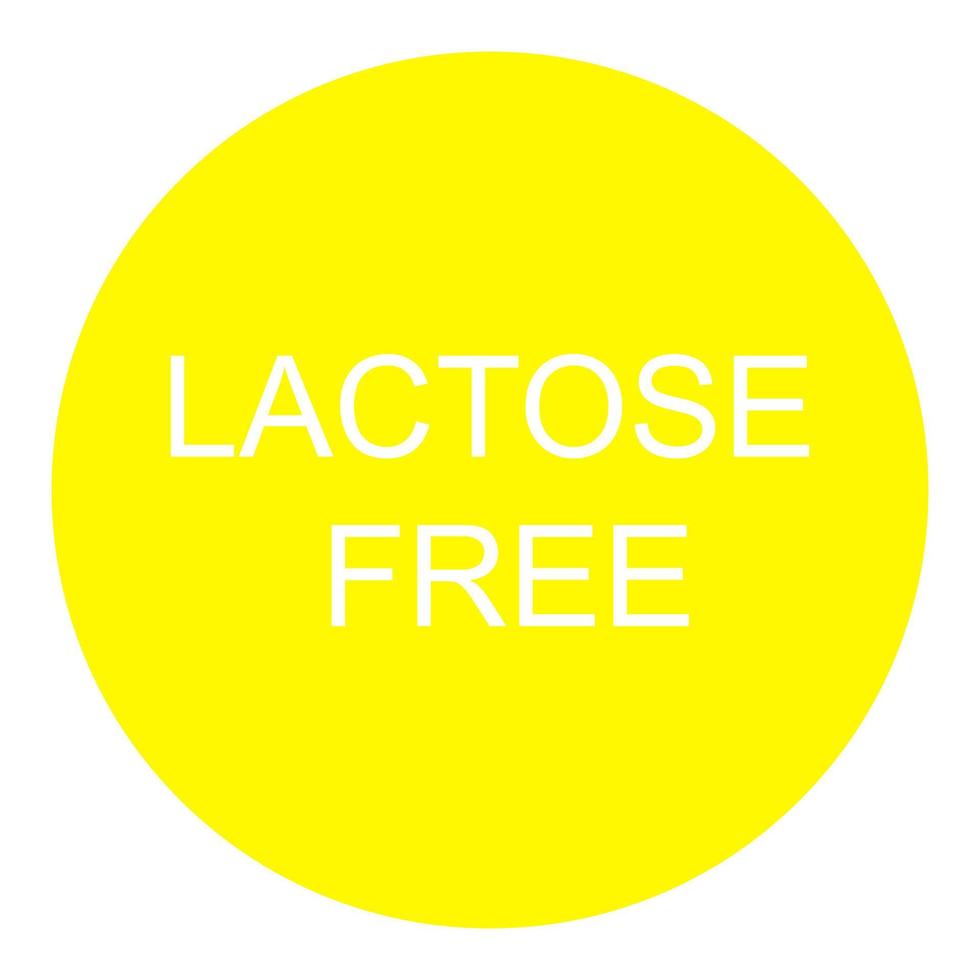 Lactose free on a white background vector