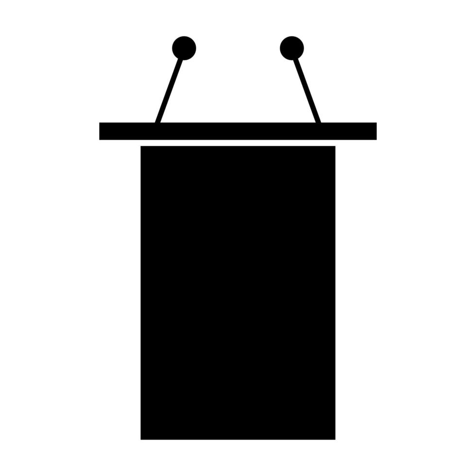 Tribune on white background vector