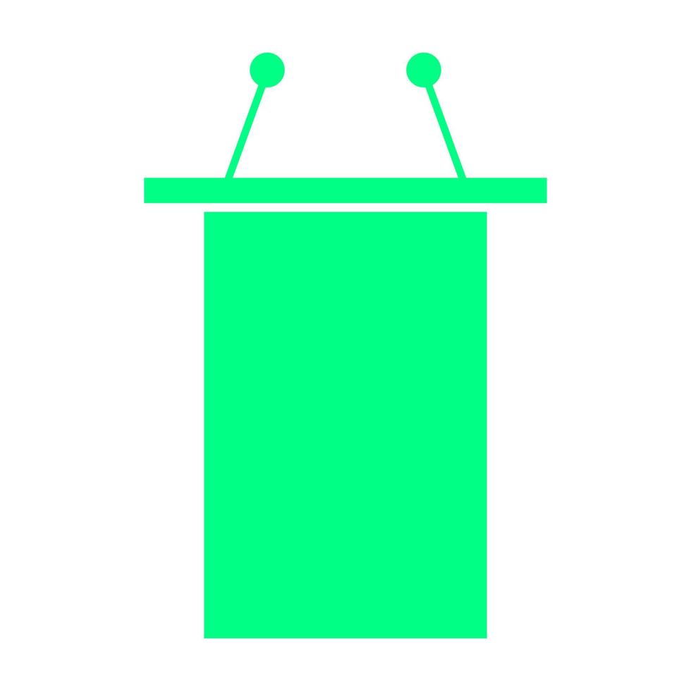 Tribune on white background vector