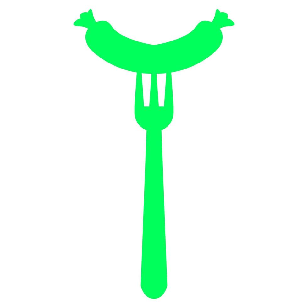 Frankfurters on a white background vector