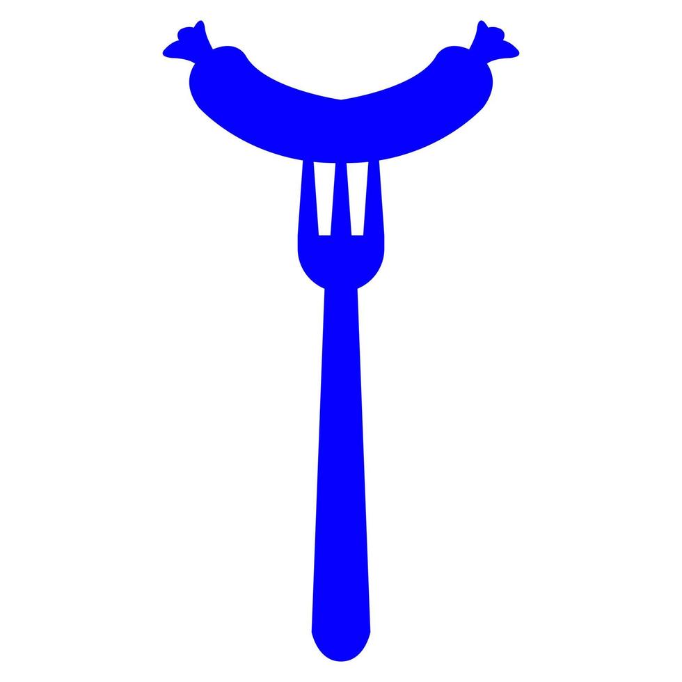 Frankfurters on a white background vector